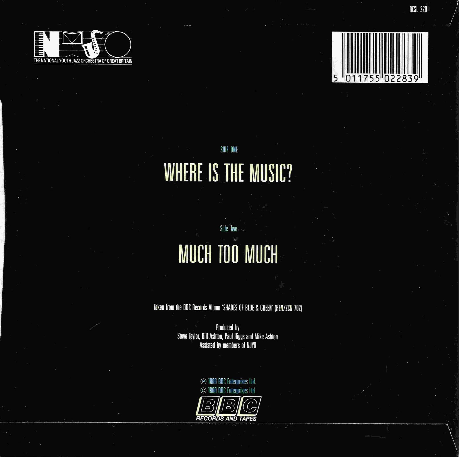 Back cover of RESL 228